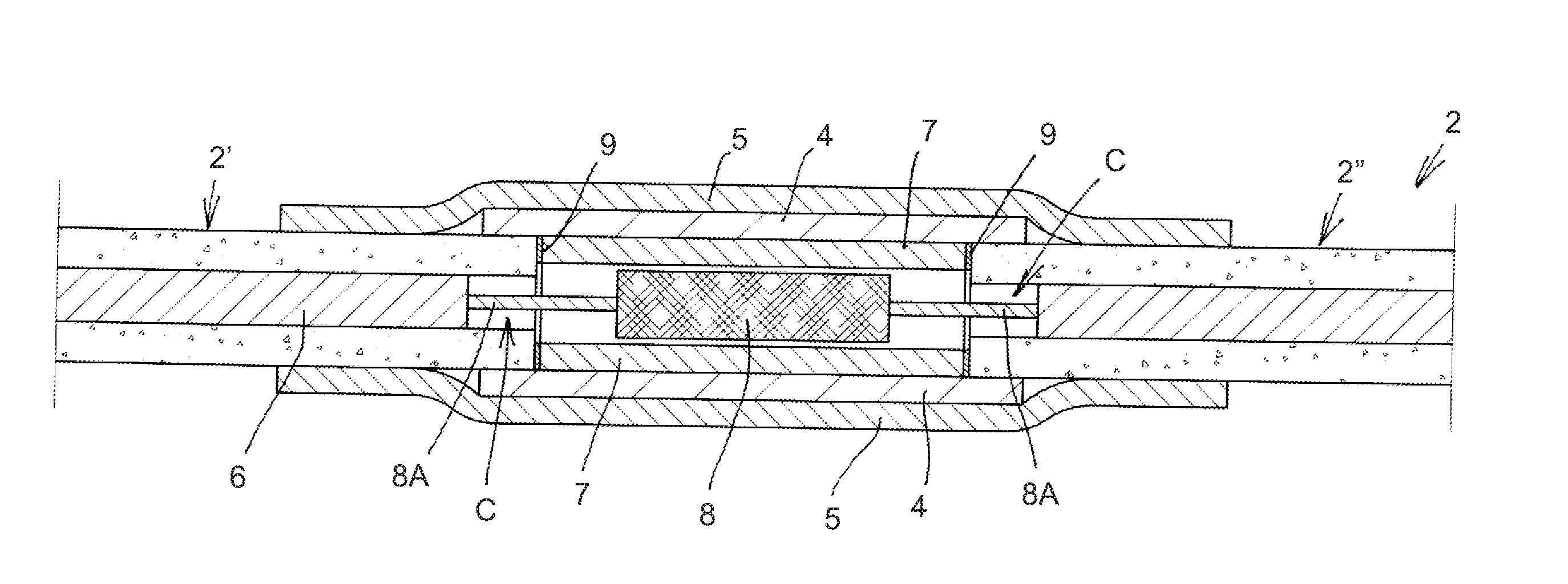 Process for manufacturing a spark plug cable and resulting article of manufacture