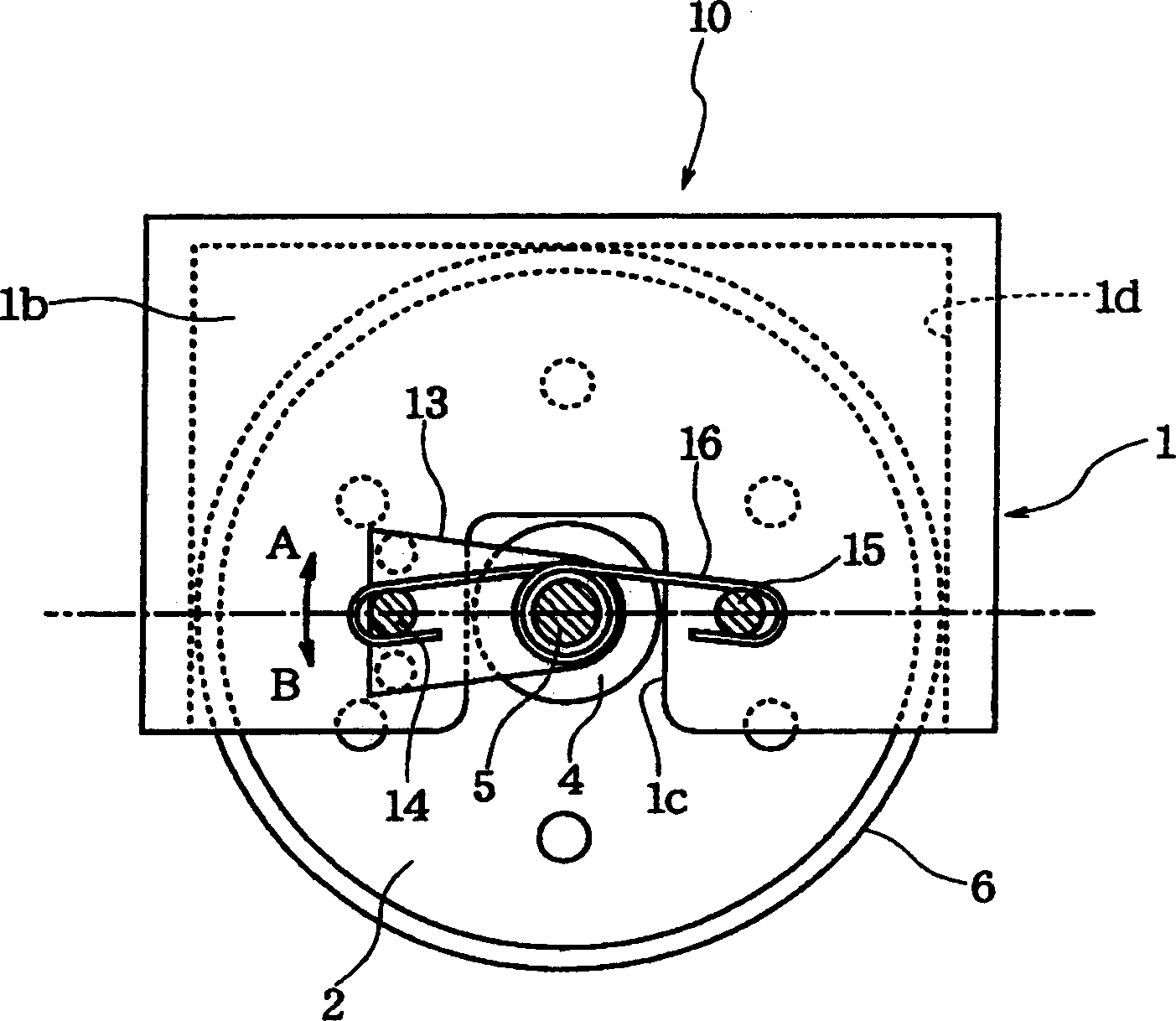 Variable vibration generator and electronic machine equiped with the same vibration generating device
