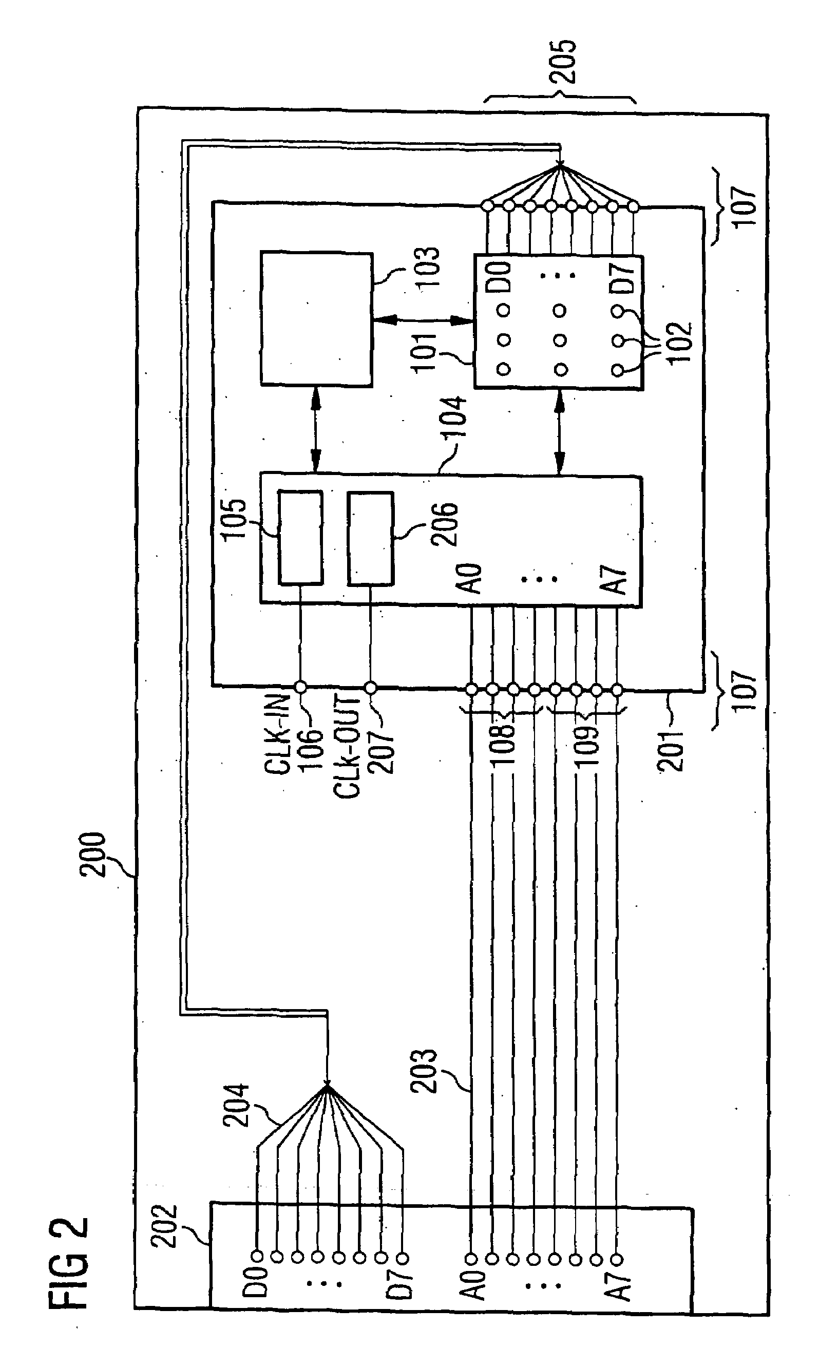 Integrated memory device and method for its testing and manufacture