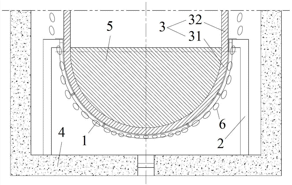 Boiling heat-exchange reinforced wall-attached orifice plate assembly shell component