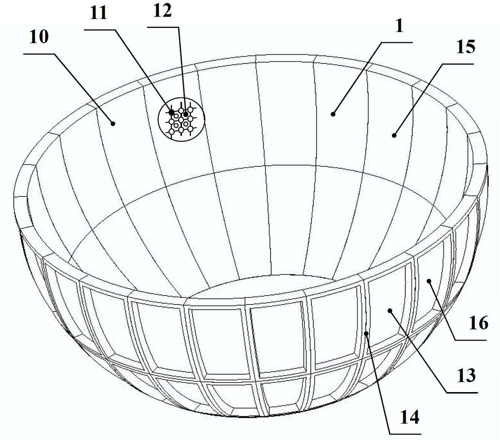 Boiling heat-exchange reinforced wall-attached orifice plate assembly shell component
