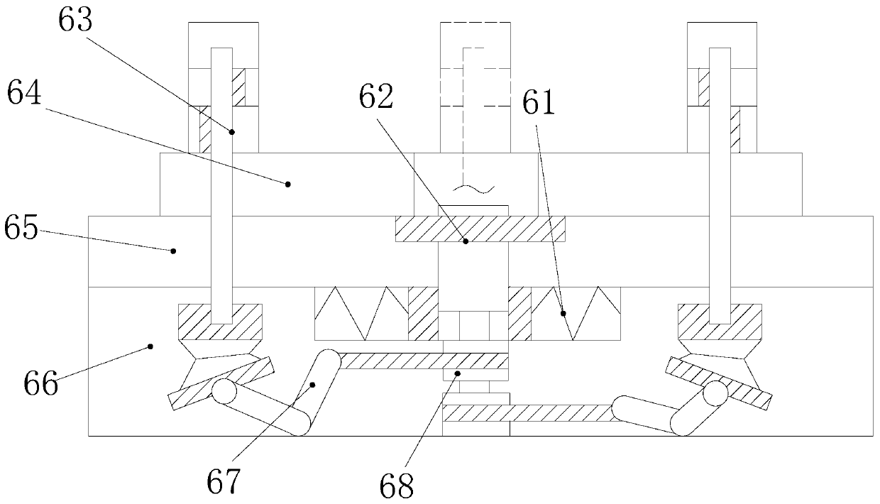 Planer type milling machine with hot knife line milling and scraping spiral scrap iron anti-splash device