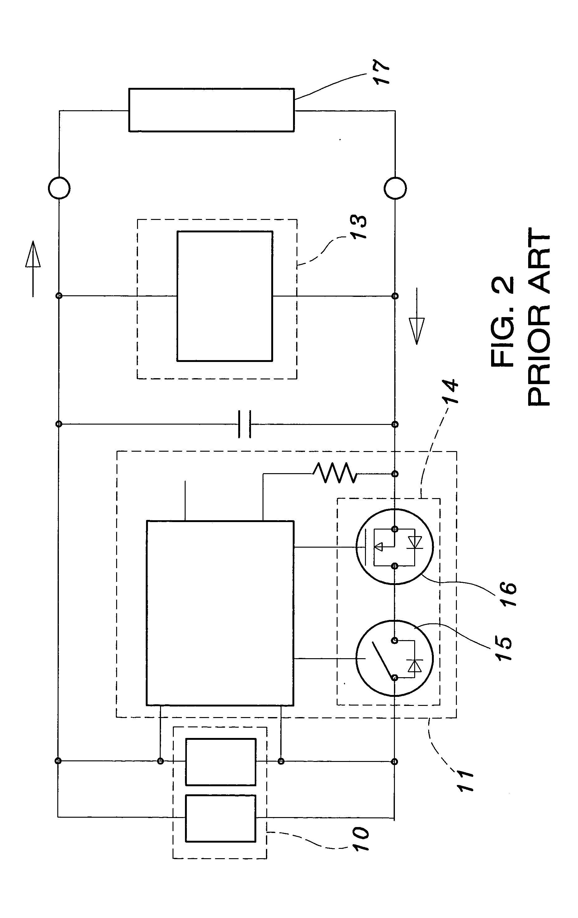 Circuit structure for rechargeable battery