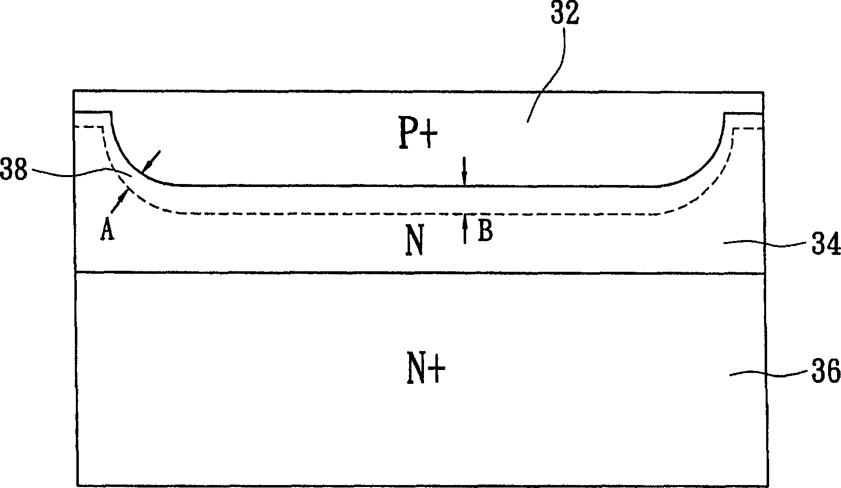 Power diode and manufacturing method