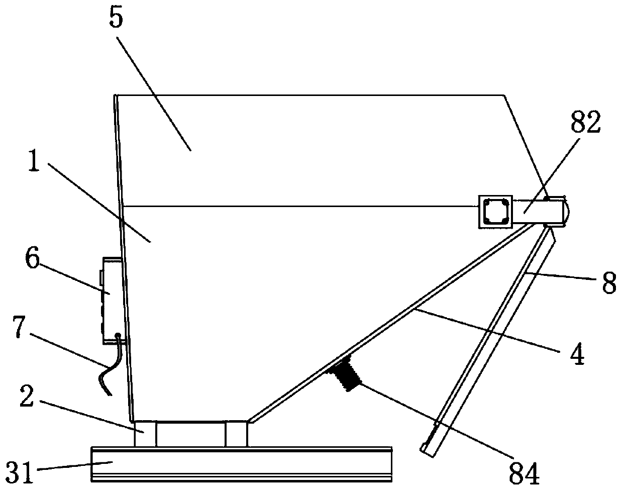 Scrap collecting structure of water conservancy pipeline cutting device