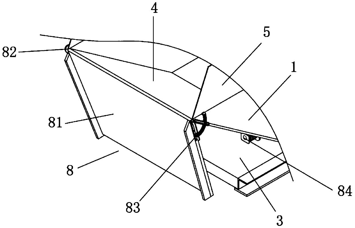 Scrap collecting structure of water conservancy pipeline cutting device