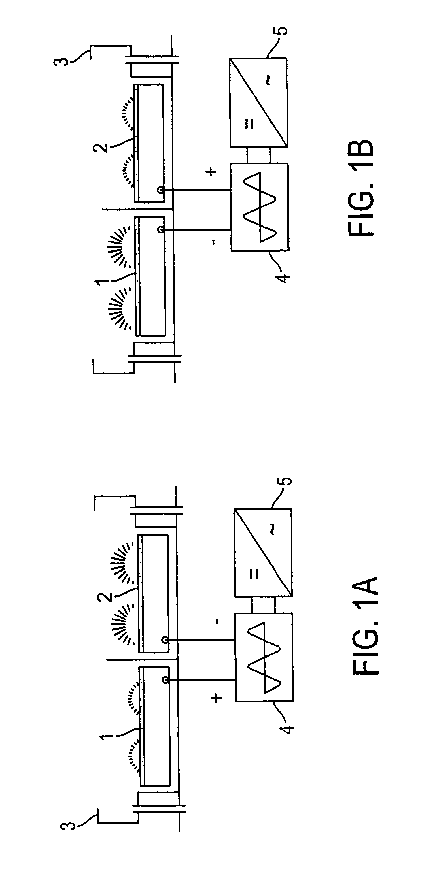 Method for monitoring alternating current discharge on a double electrode and apparatus