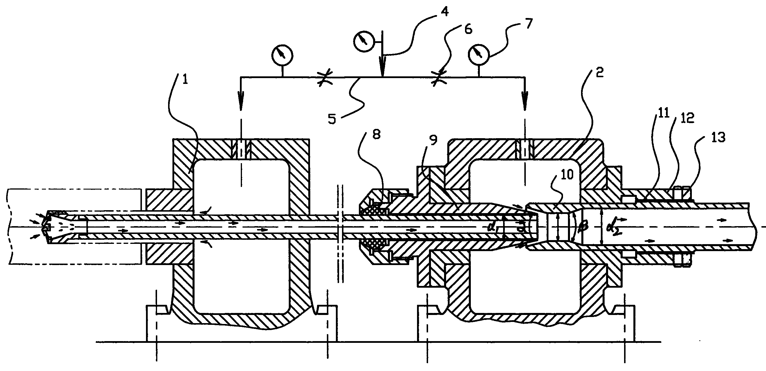 Power enlargement type apparatus for removing dust of ejecting drilling