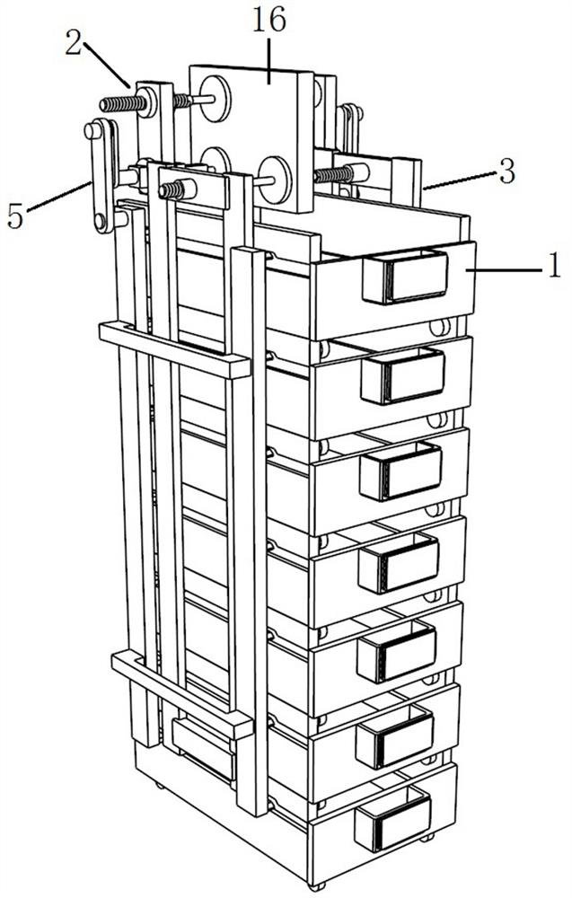 A baby bed that can be lifted and stored vertically