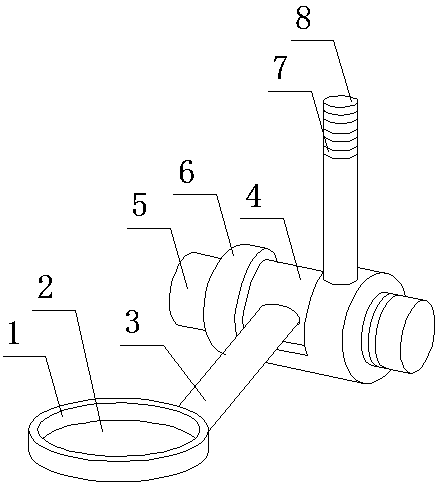 Planting pot drag device for soilless cultivation of strawberry