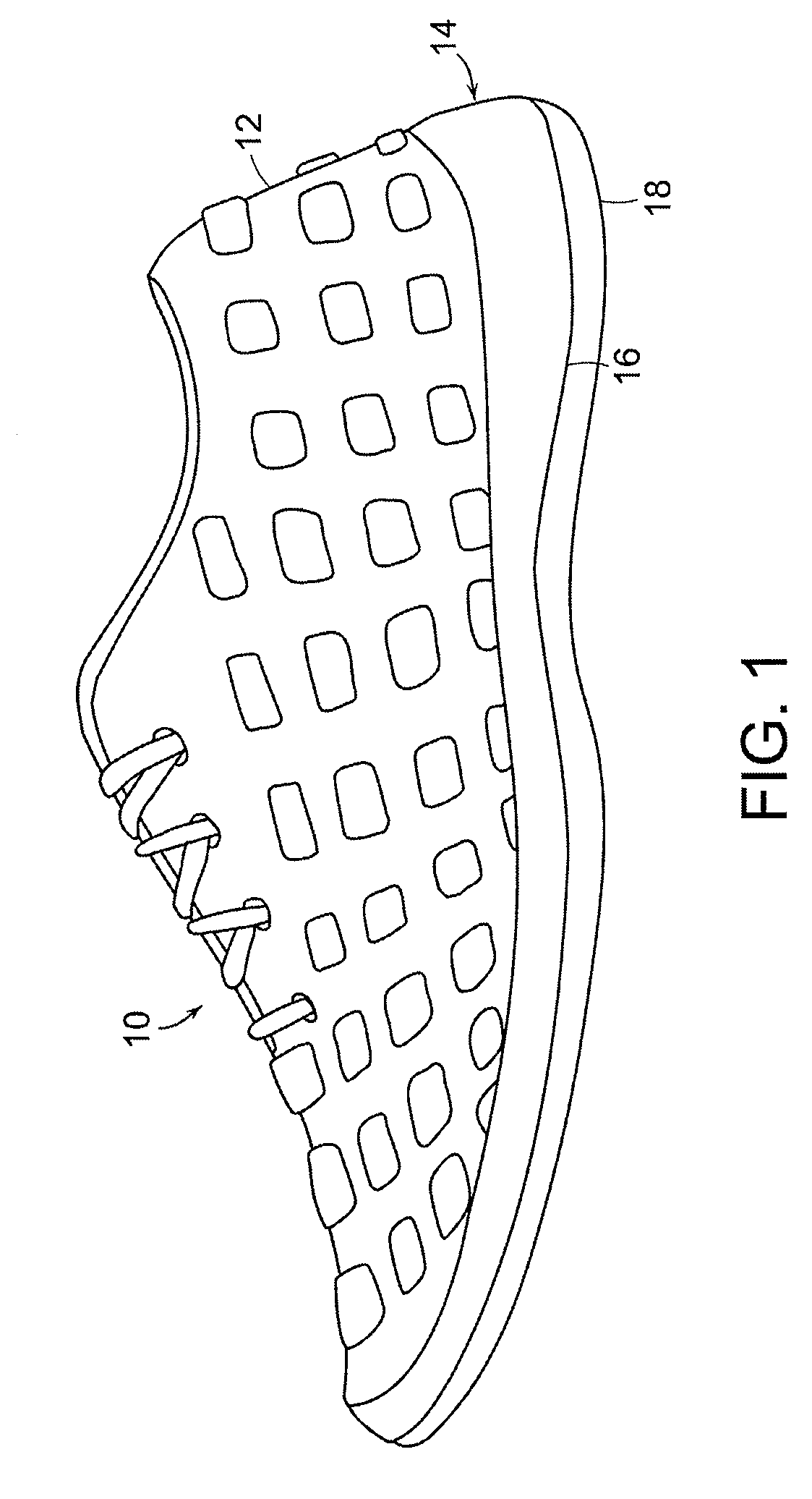 Article of Footwear of Nonwoven Material and Method of Manufacturing Same
