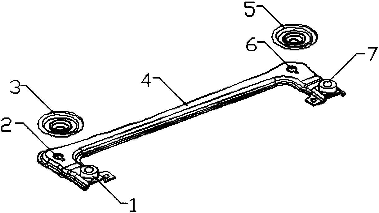 Front sub frame reinforcing support