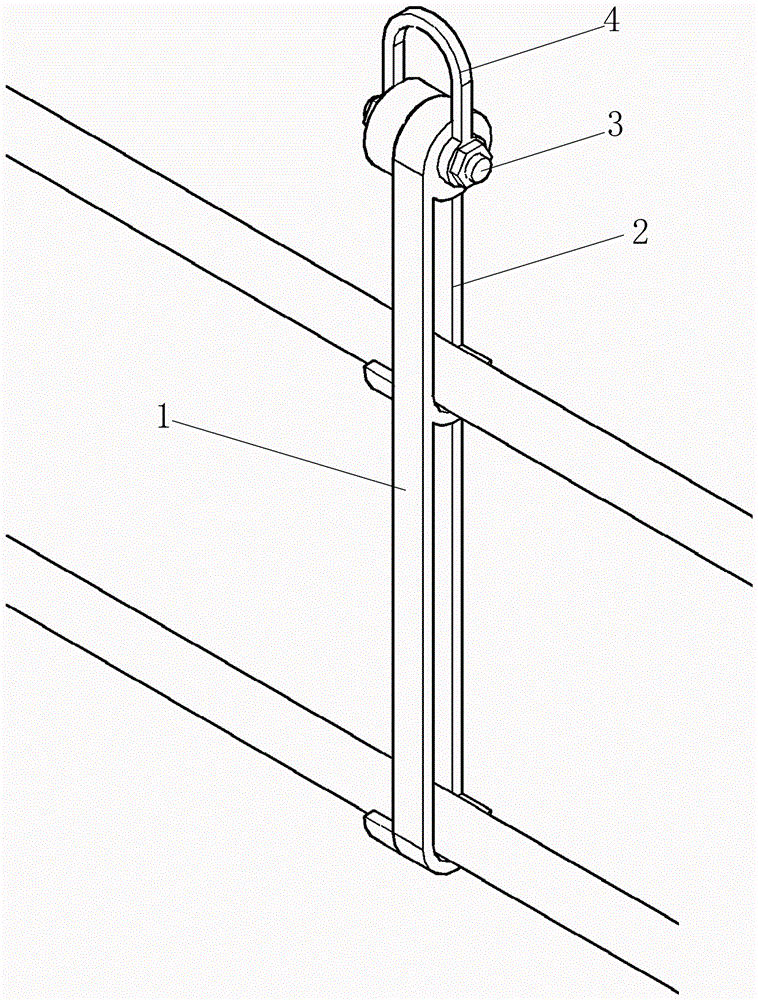 66kv-220kv multi-conductor universal suspension hook