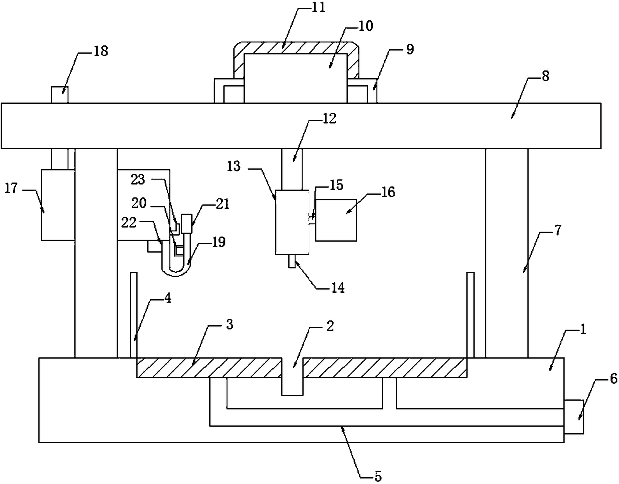 Environment-friendly hardware cutting device