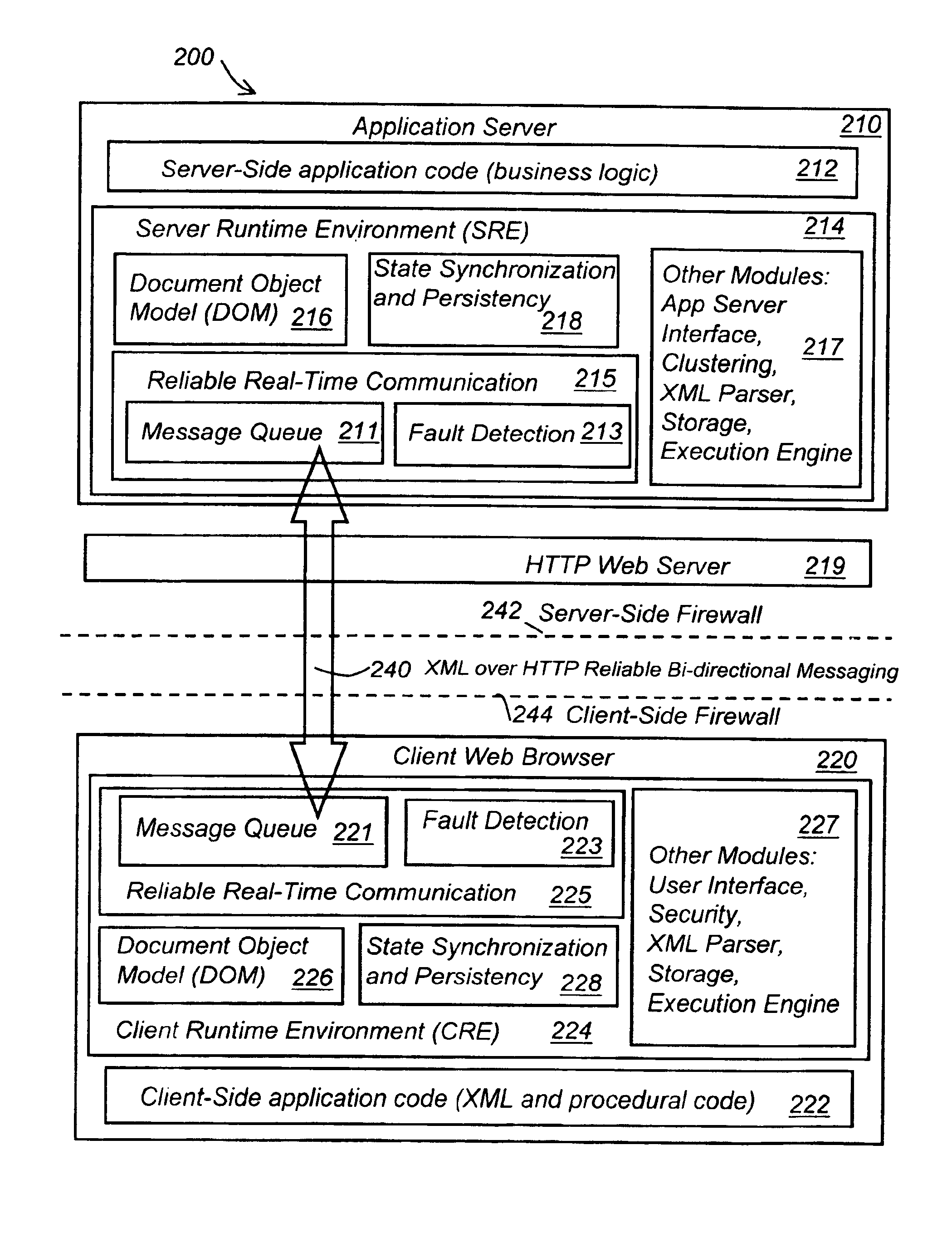 System and method for stateful web-based computing