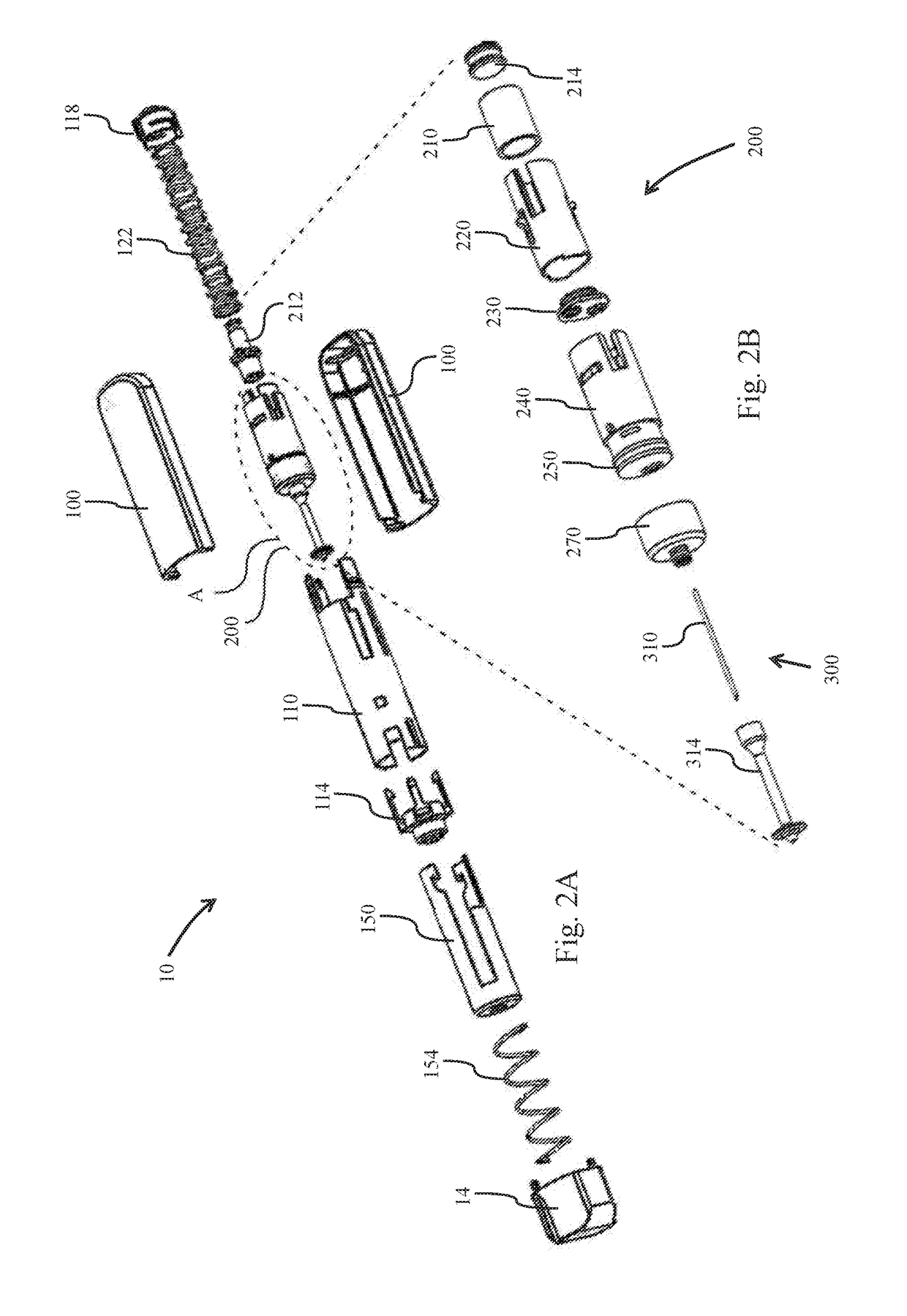 Mixing and Injection device with sterility features