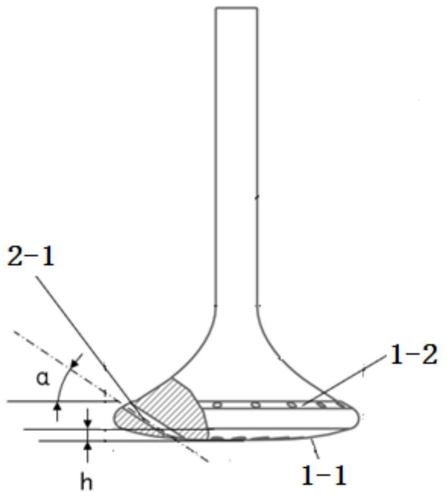 Exhaust valve structure of low-speed two-stroke marine diesel engine