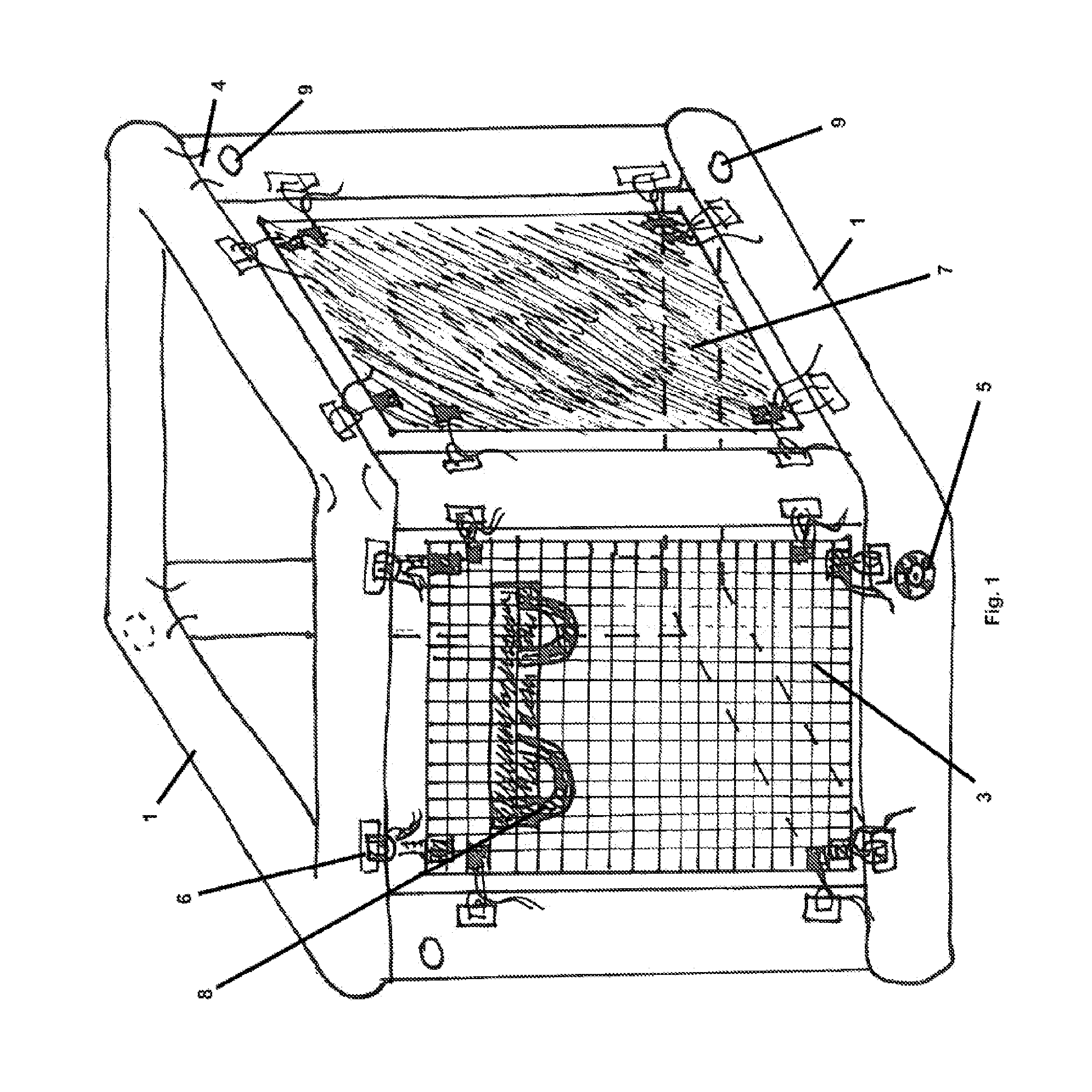 Inflatable shipping container