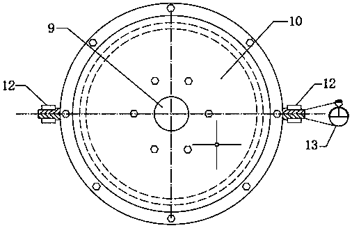 Liquid-solid two-phase radial flow visual simulation experiment device and method for rough cracks