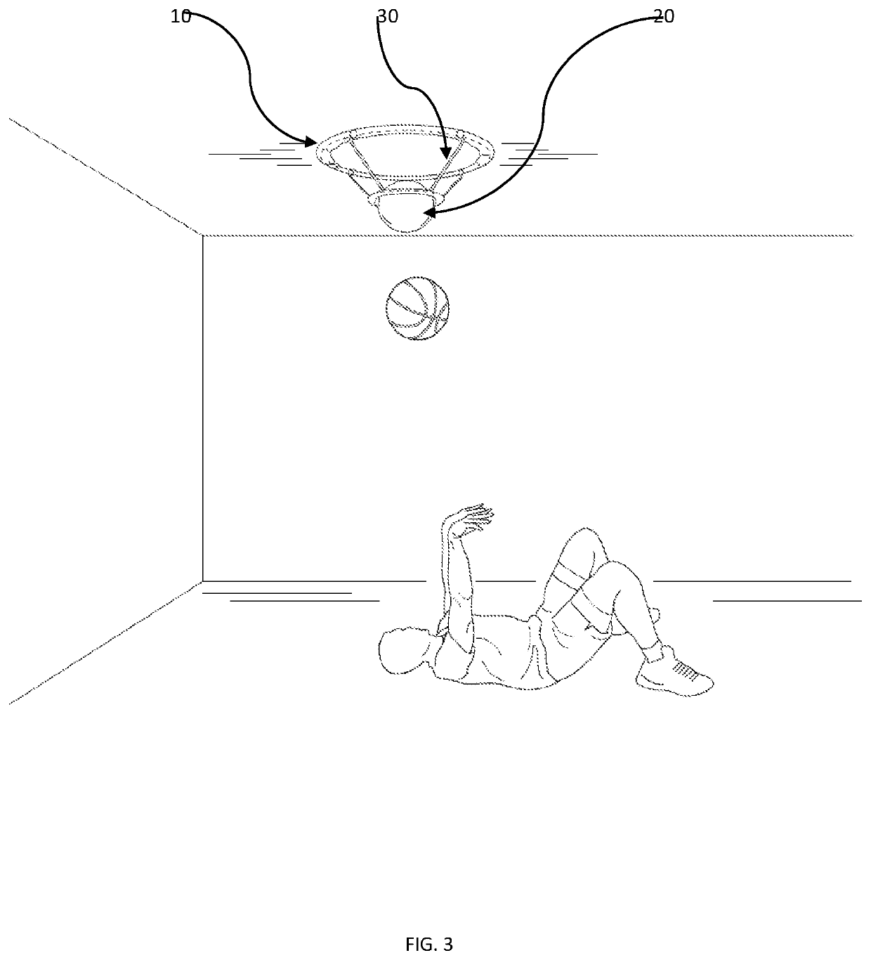 Basketball training device