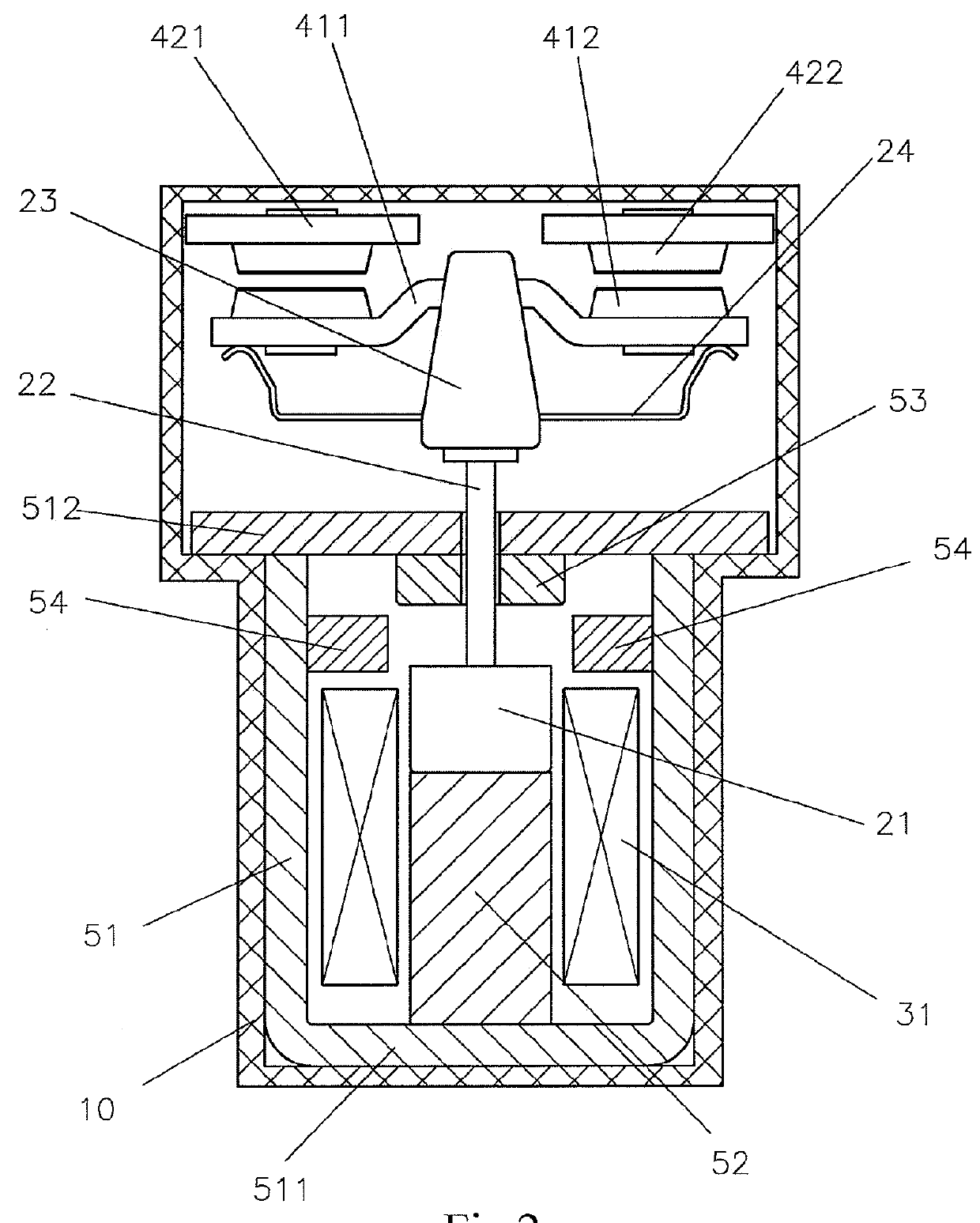 Magnetic latching relay having asymmetrical solenoid structure