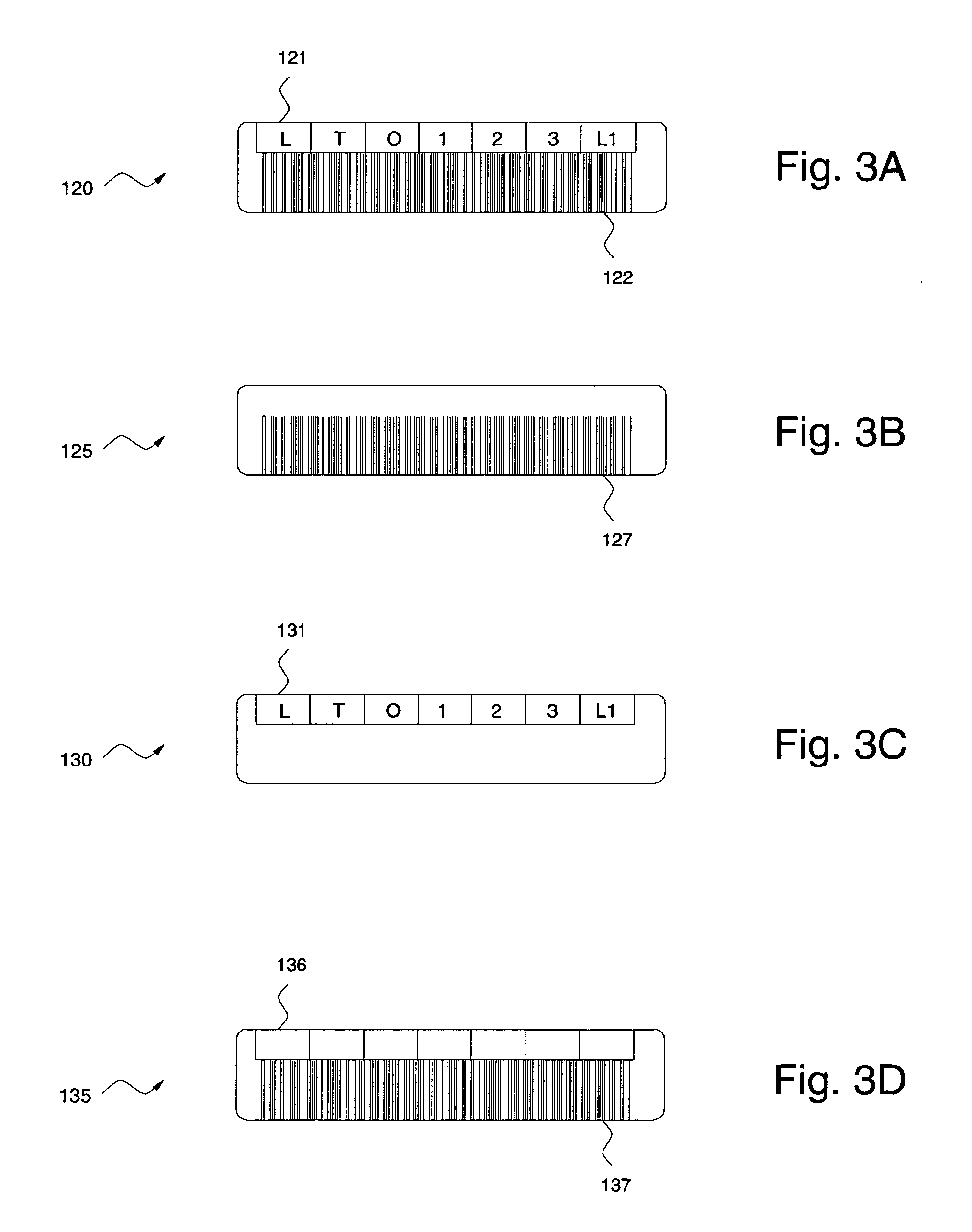 Electronically updatable labeling system for data storage