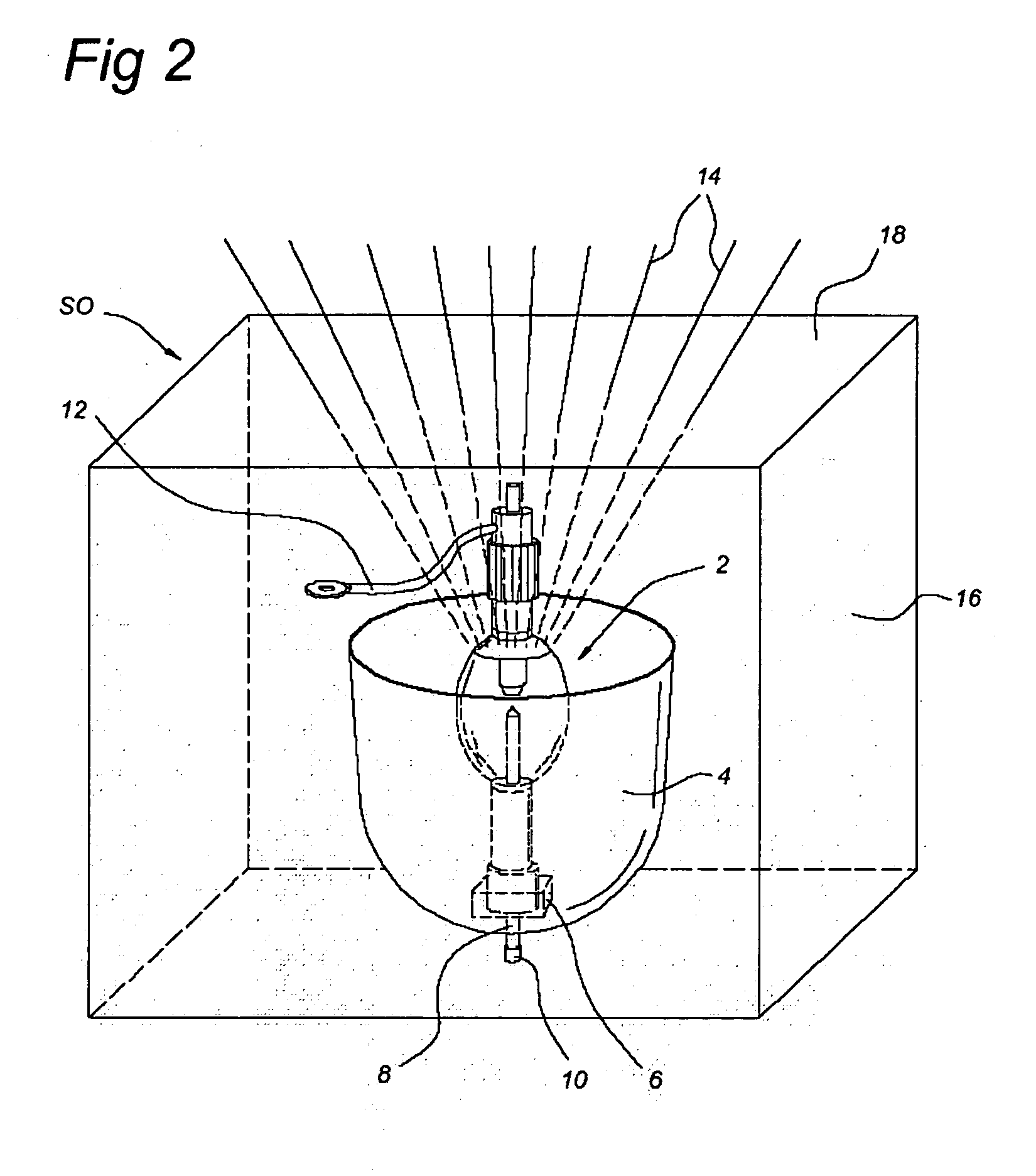 Protective cover for a lamp, set including a lamp and a protective cover, method of installing a source in a lithographic apparatus, device manufacturing method and device manufactured thereby