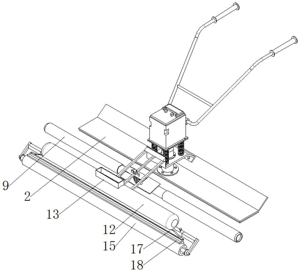 A film covering equipment after the initial setting of concrete and before the final setting