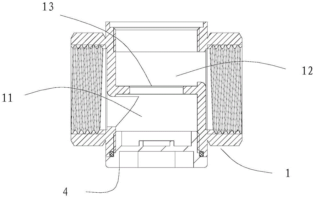 Temperature control valve for floor heating return water