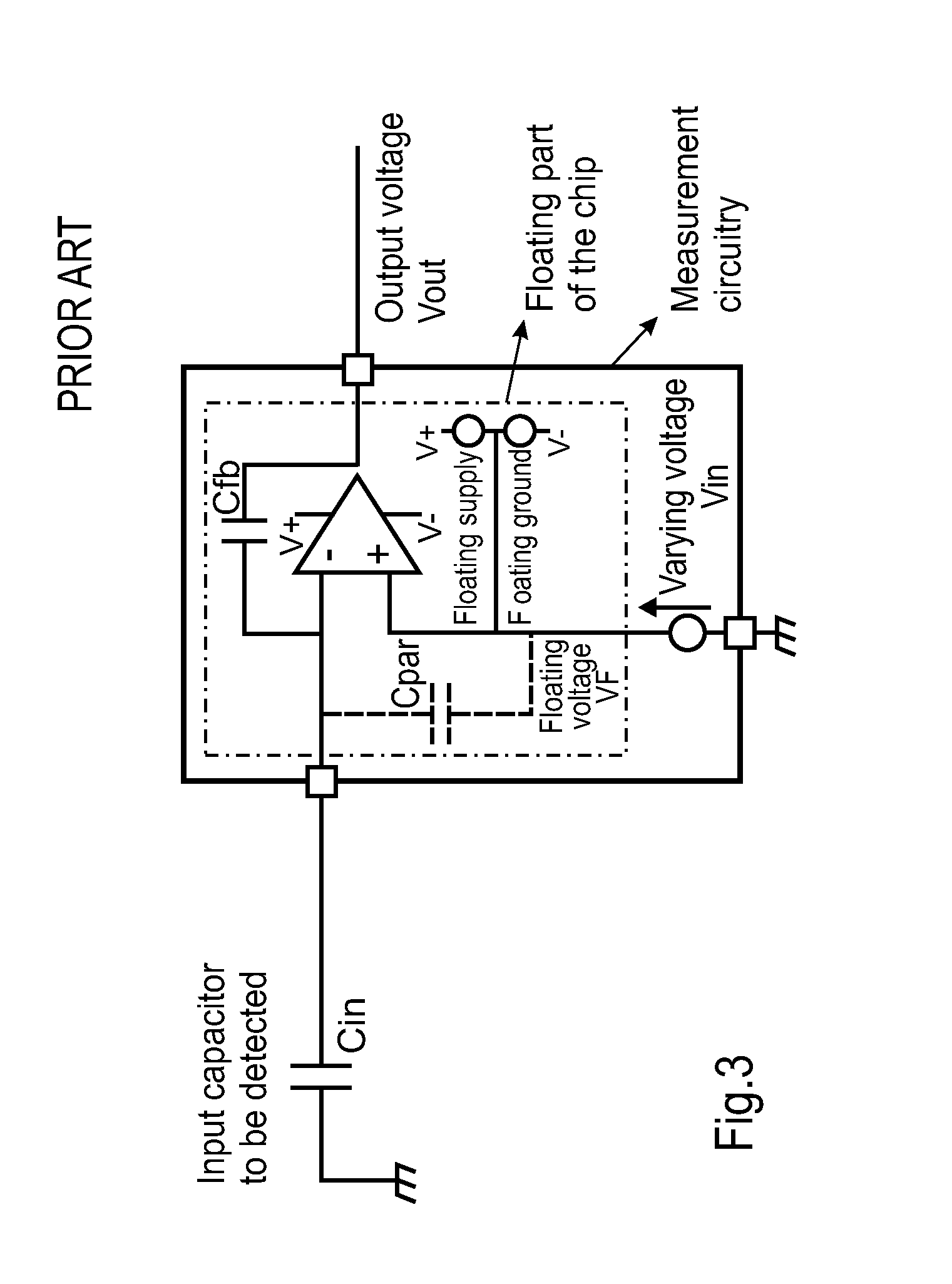 Capacitive sensing interface for proximity detection