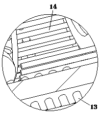Automobile reducer with heat-dissipating function
