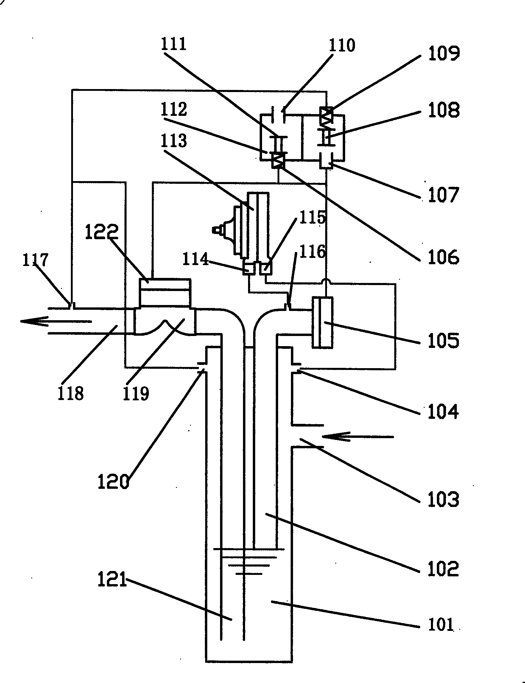 Intermediate storage tank and sewage source separation system based on negative pressure