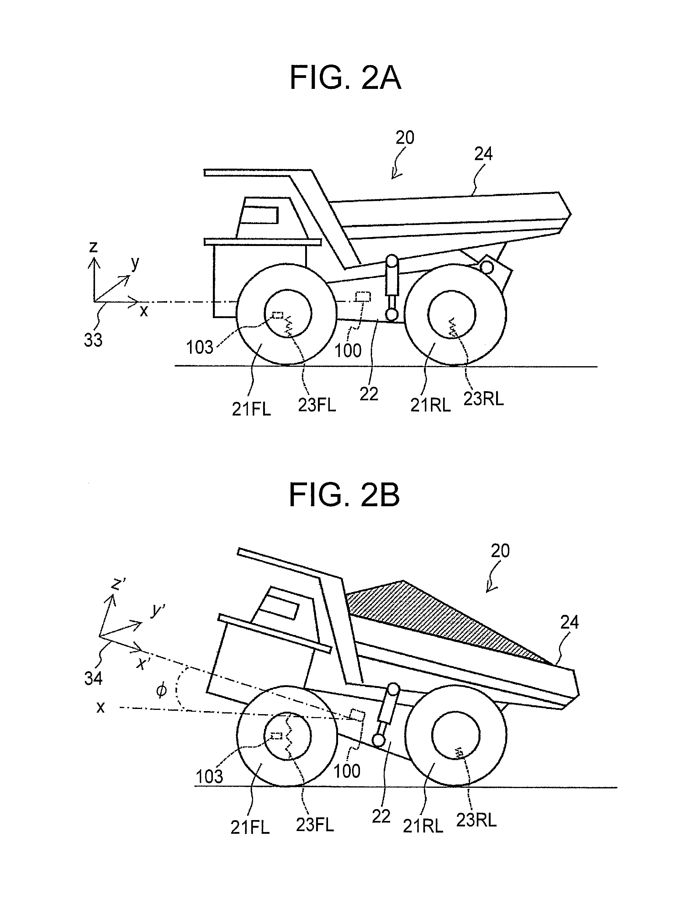 Position calculating system and haulage vehicle