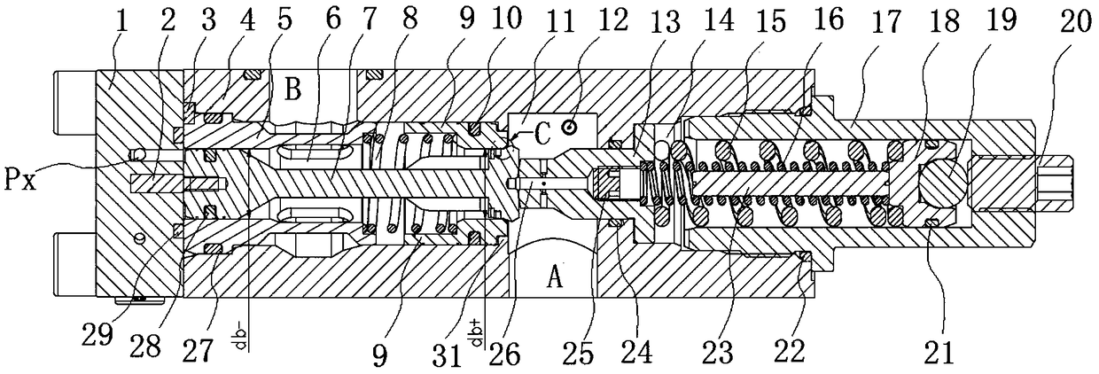 Balance valve, hydraulic system and engineering machinery