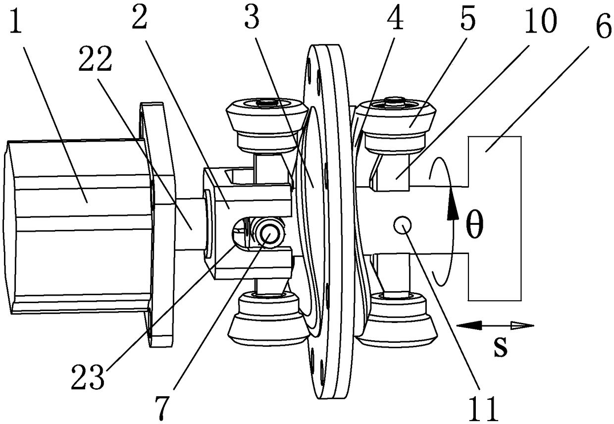 Piston transmission mechanism and two-dimensional compressor