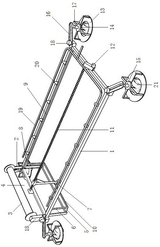 Ground screen type clam collecting device