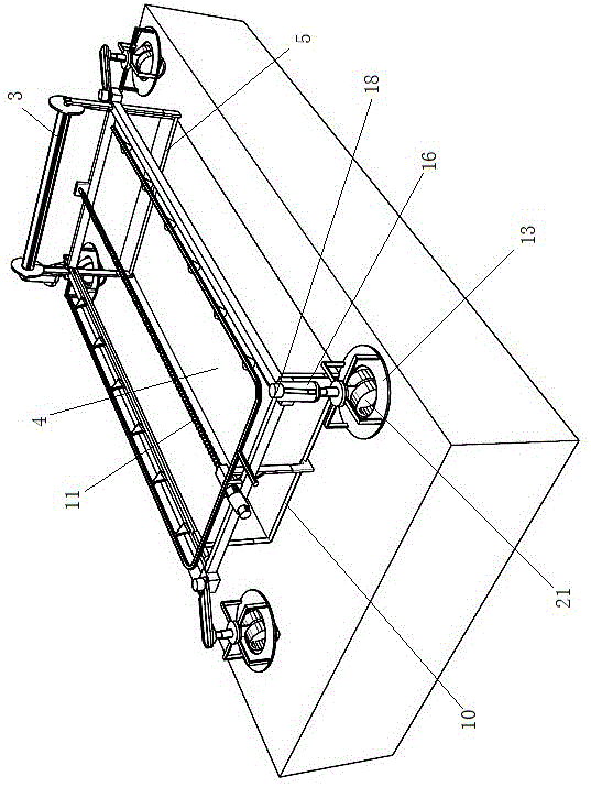 Ground screen type clam collecting device