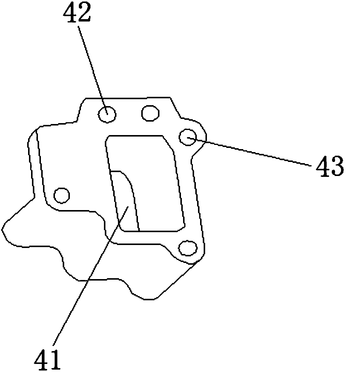 Nozzle structure for multi-point injection of heavy methanol engine