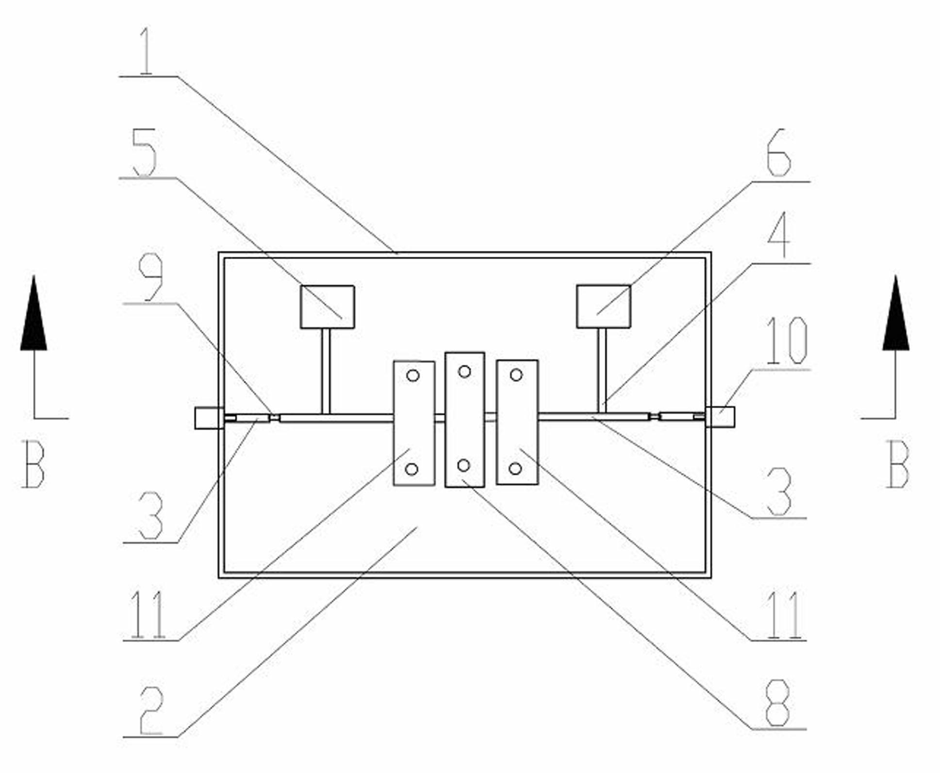 Method for testing performance of semiconductor microwave power chip packaging shell