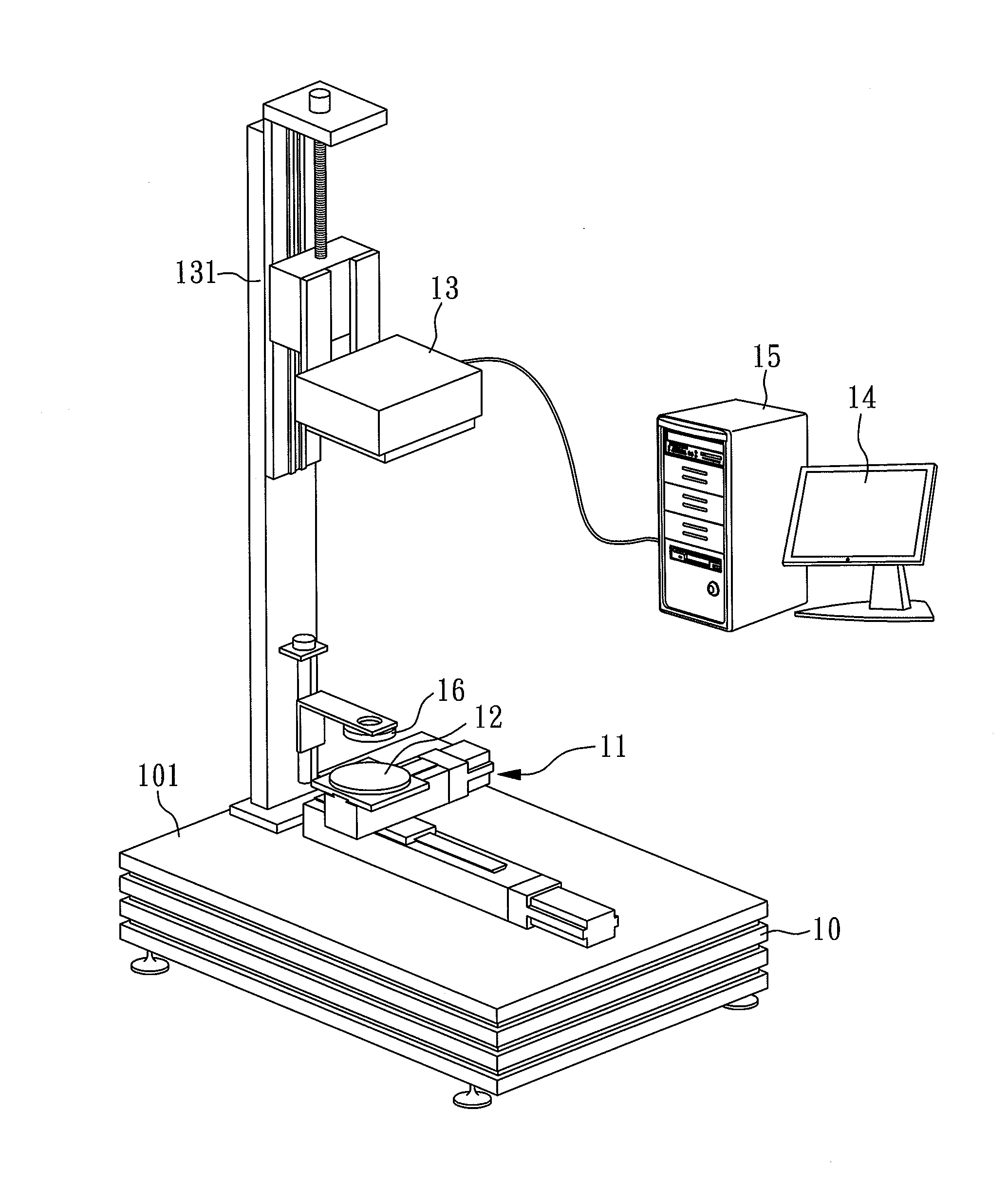 Detection apparatus and method of chemical mechanical polishing conditioner