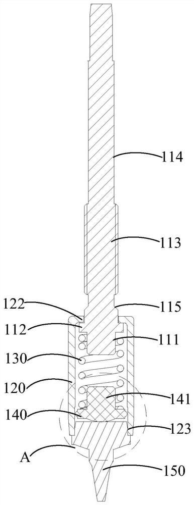 Valve needle assembly, valve rod, electronic expansion valve and refrigeration equipment