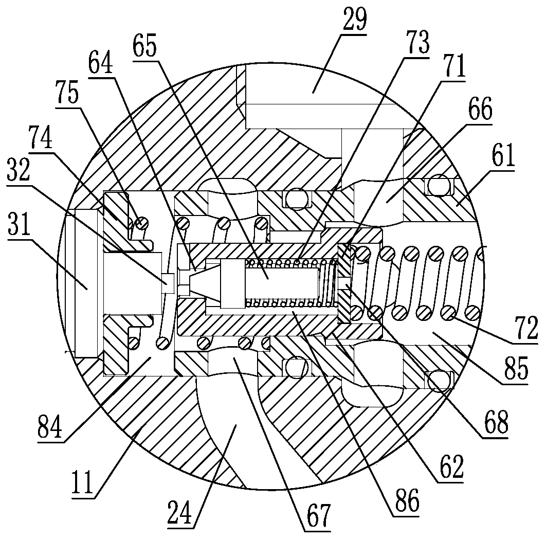 Multi-way reversing valve based on integral threaded cartridge pilot hydraulic lock