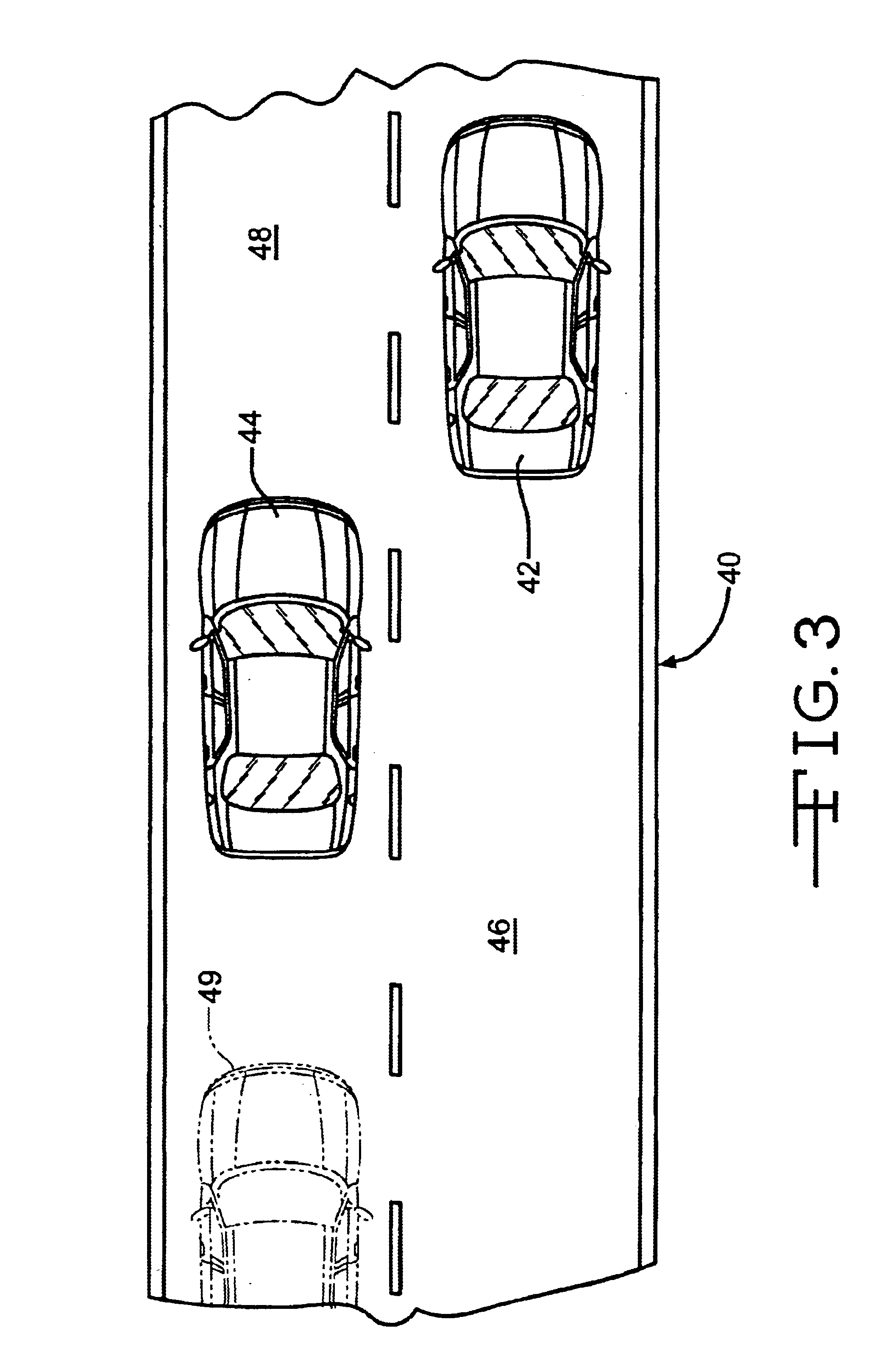 Visual display for vehicle