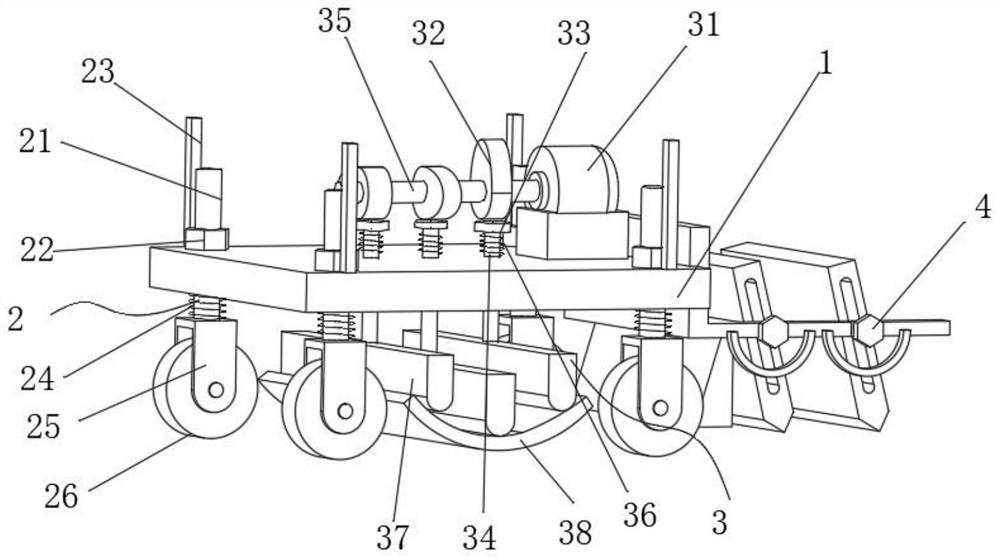 Epoxy floor trowelling device