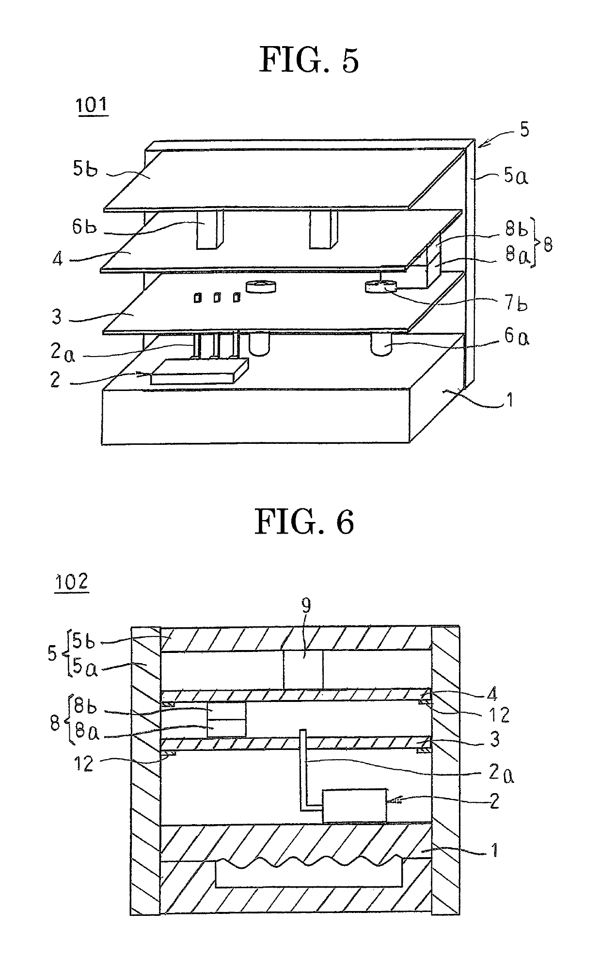 Electric power converting apparatus with inner plane of control board fixed to housing