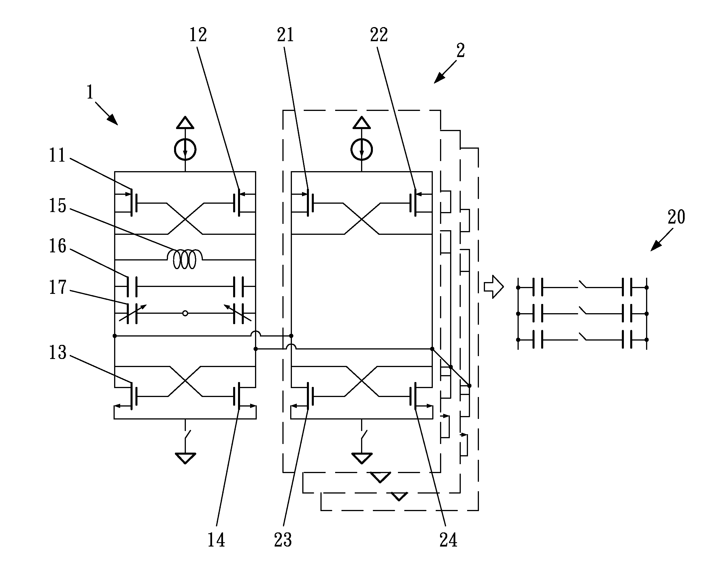 Voltage-controlled oscillator with high loop gain