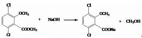Process of preparing dicamba by 3, 6-dichlorosalicylic acid