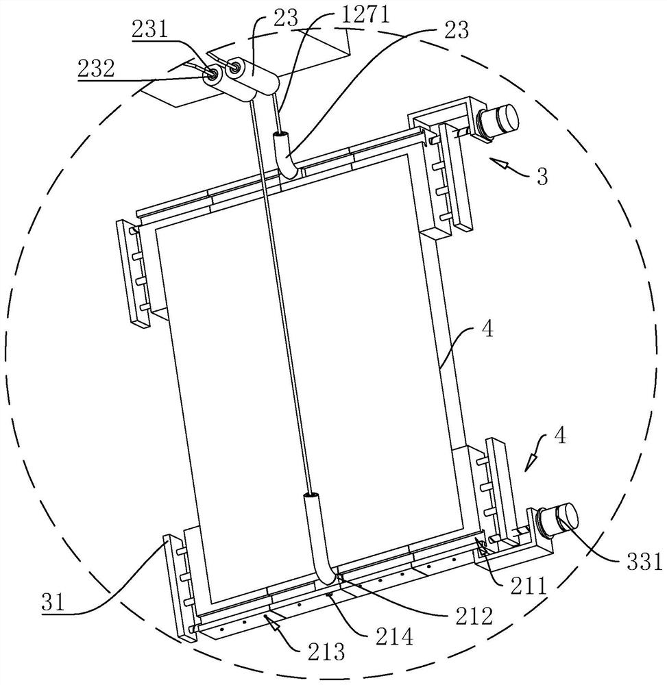 Hoisting mechanism for hoisting house wall based on BIM (Building Information Modeling) and construction method of hoisting mechanism