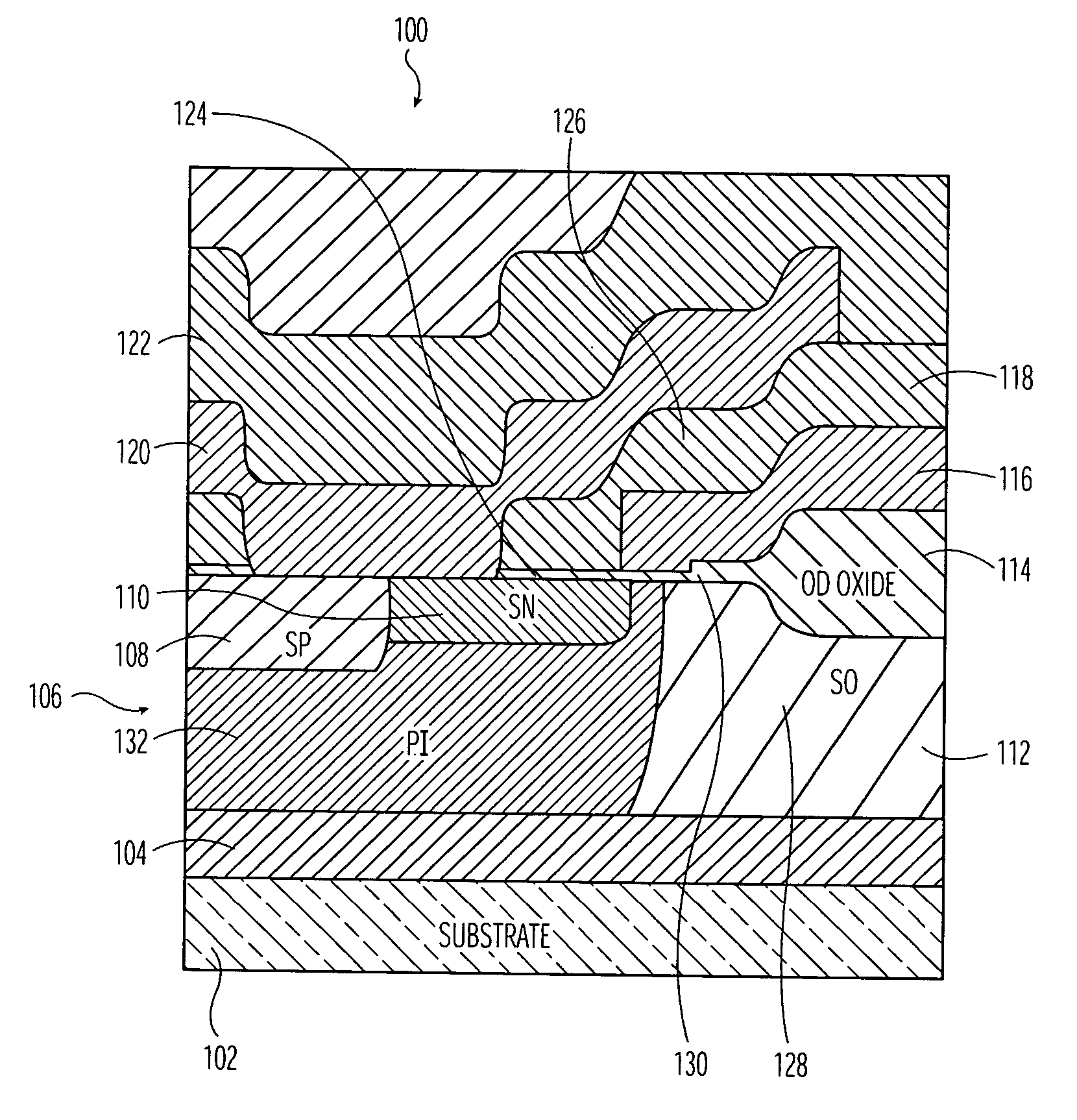 Dual gate oxide high-voltage semiconductor device and method for forming the same