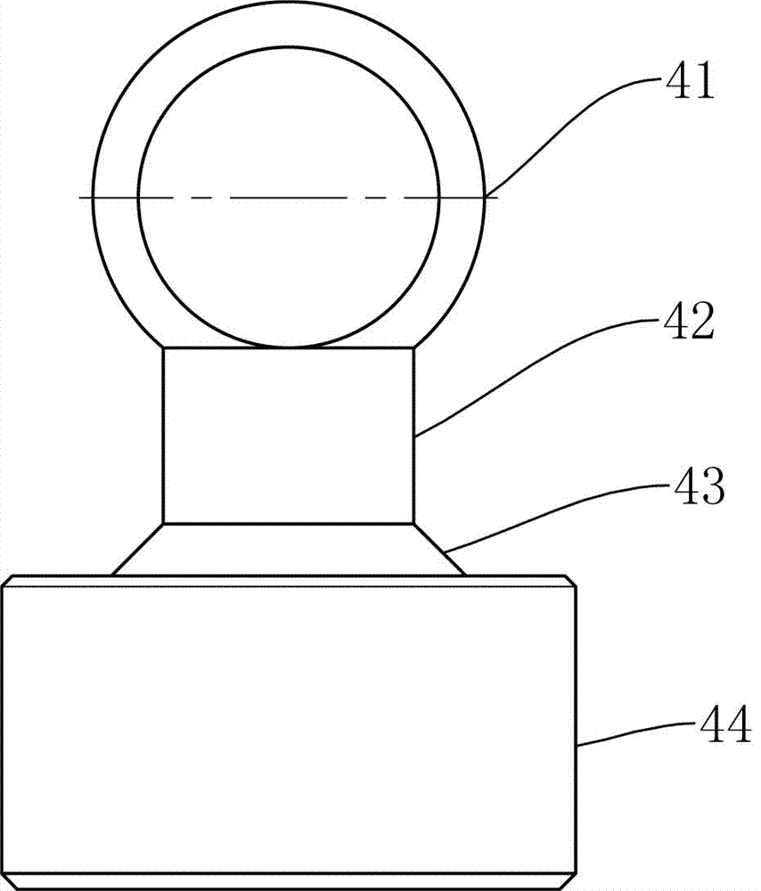 Valve core rotating device of control ball valve